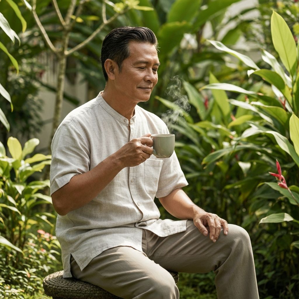 Men's lifestyle wellness educational concept